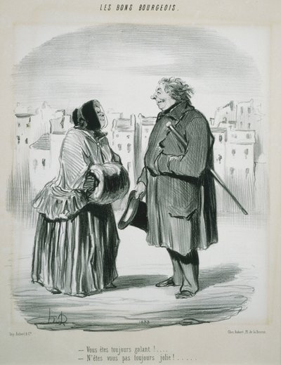 I Buoni Borghesi - Sei sempre galante! da Honoré Daumier